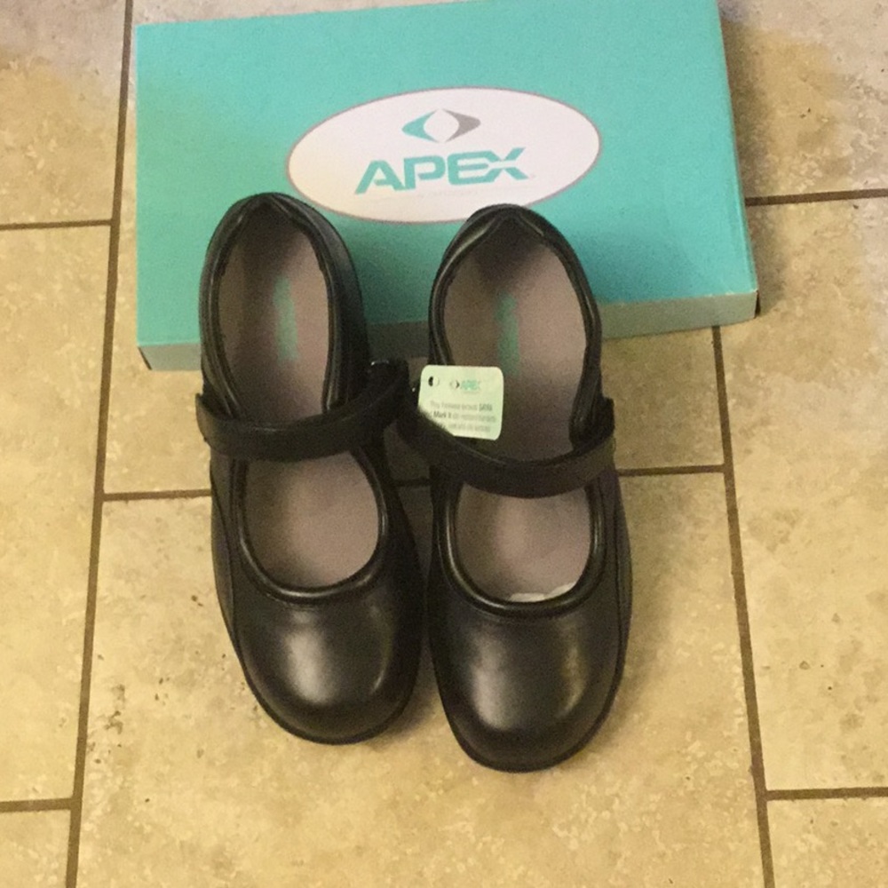 Apex Black Mary Janes